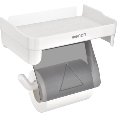 Toiletpapier Toiletrolpapier Montage Papierhouder Houder Houder Houder Rol Dispenser Zelfklevend Tissue Zelf Plank Muur Rol Toilet wit