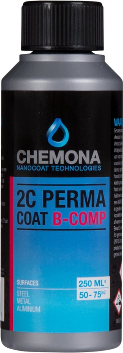 Chemona Nano 2C Perma Coat Gloss - Onderhoud & Bescherming 250mL - 10 Jaar Corrosiewering & Bescherming voor Trespa, Gevelbekleding, Staal & Gepoedercoate Oppervlakken - Herstelt Originele Kleur en beschermt Oppervlakten.