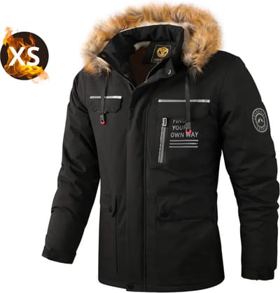 Livano Winterjas Voor Heren - Parka - Winter - Jas - Volwassen - Zwart - Maat XS