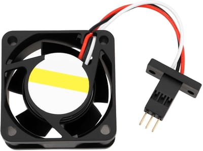 Dailygoody - Koelventilator 40x40 mm - Hoogwaardige luchtcirculatie - Compact formaat - Zwart - 24V Koeling - Ideaal voor apparaten en PC's