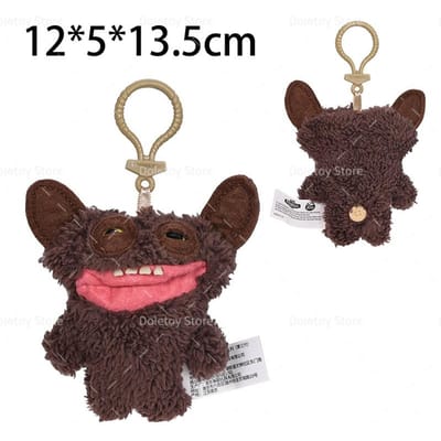 Originele Fuggler Pluche Sleutelhangers Grappige Lelijke Monster Heer Lange Oren Kapitein Hartslag Pluche Verzamelbaar Rugzak Hanger Premium Kwaliteit