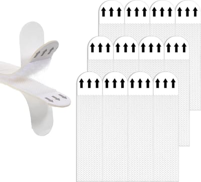 Duurzame zelfklevende fotohangstrips, 12 paar (24 strips), ideaal voor schadevrije wanddecoratie en fotolijsten zonder spijkers