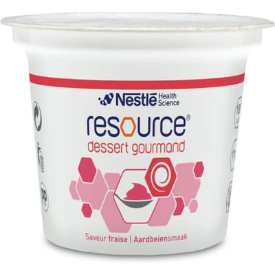 Resource Dessert Gourmand Aardbei 4x125g 12311130