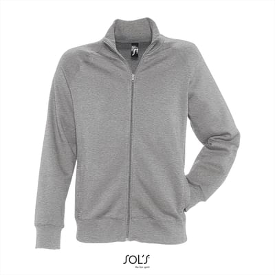 SOL'S Men´s Zipped Jacket Sundae L472 - Deep Grey Melange - L