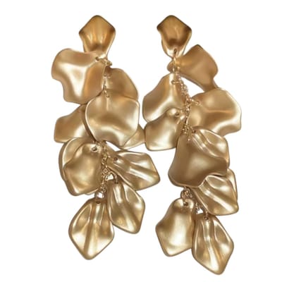 Oorbellen -Cyril -goudkleurig -metallic-Charme Bijoux
