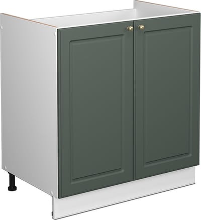 Vicco Fame-Line Wastafelkast – 80 cm zonder werkblad Groen-Goud Landhuis