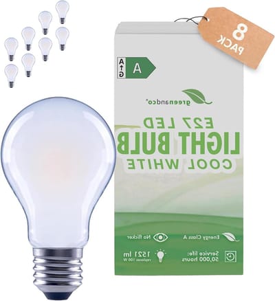 LED Lamp - Gloeilamp Vervanger - Werkruimte Verlichting - Flikkervrij Licht - 7.2 Watt - Koel Wit