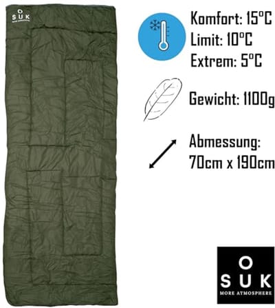 Premium Dekenslaapzak 70x190 cm voor Volwassenen - Ideaal voor Camping en Reizen