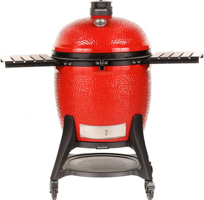 Kamado Joe Big Joe 3 - Houtskoolbarbecue met onderstel en zijtafels - Geleverd met zak houtskool en aanmaakhoutkrullen - Inclusief levering aan huis