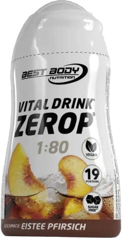 Vital Drink Zerop Squeeze - 48 ml - Peach Iced Tea