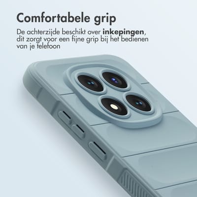 imoshion Hoesje - Geschikt voor Xiaomi Redmi Note 15 Pro (5G) - EasyGrip Backcover - Lichtblauw
