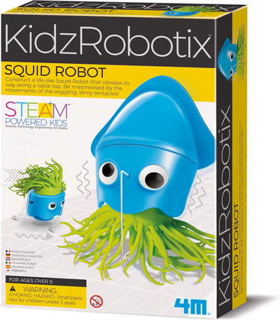 4M Wetenschap En Spel - Maak Je Eigen Inktvis Robot - Bouwpakket - Kidzrobotix - 8 Jaar