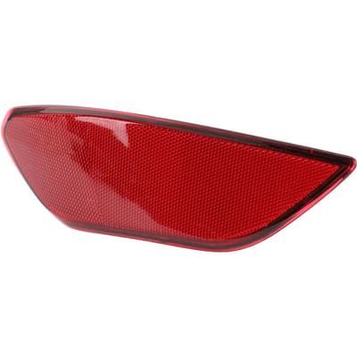 Paar Rode Achterbumper Reflectoren Stevig ABS Materiaal Bumper Reflectie Strip Cover red