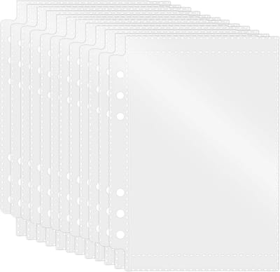 50x A6 Ringmap Vakken PVC - Doorzichtig 6-Gaats Instrethoesjes voor Ordners en Mappen