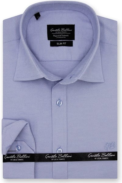 Mannen Blouse - Slim Fit - Zakelijk Effen Heren Overhemden