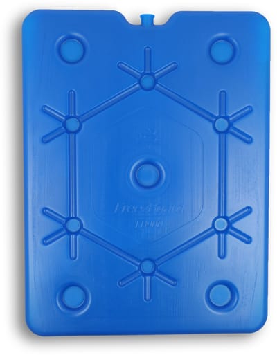 DULA platte koelelementen voor koelbox en koeltas - Freezeboard blauw plat - 1 stuk - 900 gram - 25 x 32.5 x 1.5 cm