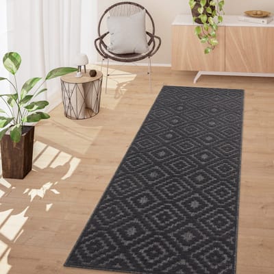Binnen- en buitentapijt Eetkamer Weerbestendig Balkon Scandinavisch Etnisch Design Geometrisch