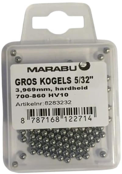 Kogels Marabu 1A - 5/32 - 3.969mm (per gros)