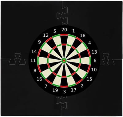 Dartbord Beschermer - Muurring - Dartspel Beschermen - Lichtgewicht Ontwerp - Vierkant