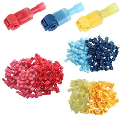 Solidchoice - 150 Stuks Premium T-Tap Draadconnectors en Spade Connectoren Kit