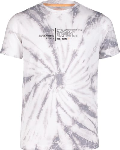 4PRESIDENT T-shirt jongens - Light Grey Tie Dye - Maat 104