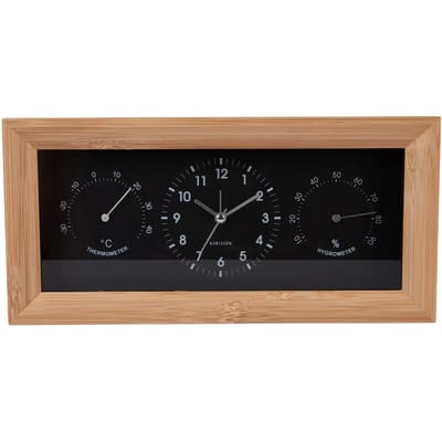 Karlsson Wekker Neat Rectangle - Zwart - 26x5.4x12.8cm - Scandinavisch - Wekker voor slaapkamer - Wekkers