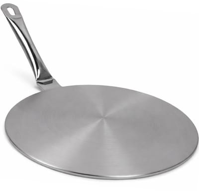 Ceruzo Inductie Adapterplaat -28cm - Afneembaar Handvat -Geschikt voor Niet-Inductie Pannen