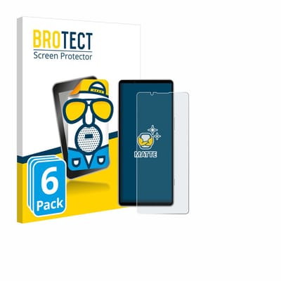 BROTECT - Screenprotector voor Sony Xperia 5 V - Folie Beschermfolie matte 6 Stuks