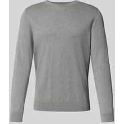 Regular fit gebreide pullover van puur katoen, model 'BERG'