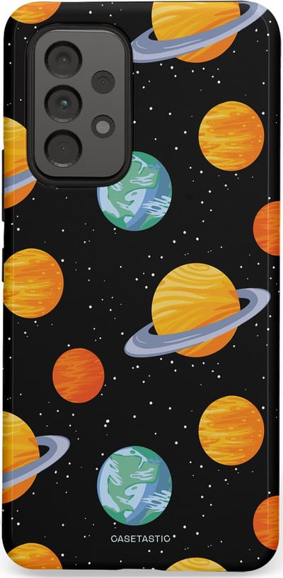 Casetastic Hoesje Geschikt voor Samsung A53 - Stijlvolle Beschermende Duo-layer Case - Universum reis
