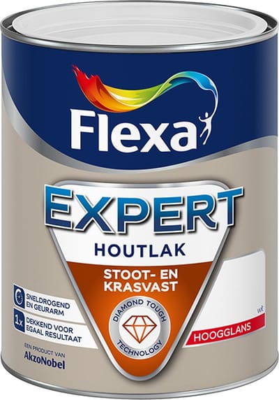 Flexa Expert Lak Hoogglans - Mosgroen - 750 ml