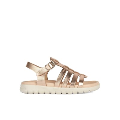 GEOX J S. SOLEIMA G.B - METAL.LEA Brons metaal 32 EU