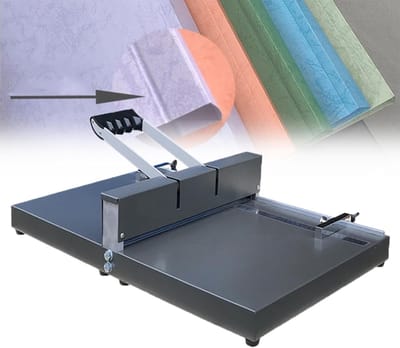 350mm handmatige vouwmachine, scoren papier vouwmachine, met positioneringsschot, inkepingdiepte 0,8 mm, voor visitekaartje foto wenskaart
