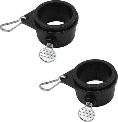 Purepeak Vlagcorrector - Vlag Fixer - Ø 3 cm - 360° Draaibare Ring - Zwart