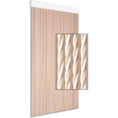 Degor Vliegengordijn Dara - 90x210cm - Beige - Huisdiervriendelijk