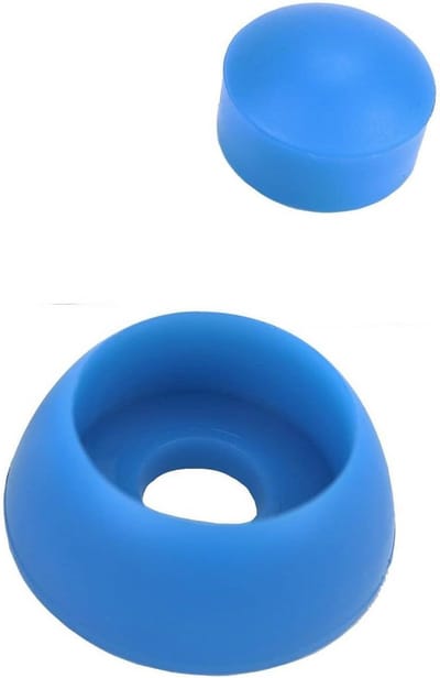Schroefafdekking Boutafdekking Blauw voor Speeltorens en Schommels - Pakket van 20 Stuks