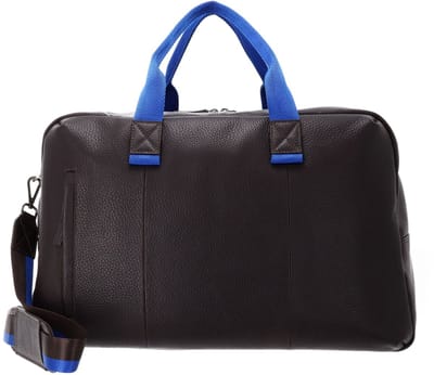 LEONHARD HEYDEN Leren reistas Tokio Reisetasche 8206 Schokoladenbraun donkerbruin