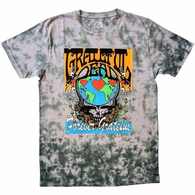 Grateful Dead - Forever Grateful Heren Tshirt - S - Groen