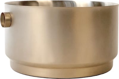 XLBoom Rondo Party Bucket wijnkoeler Soft Copper - 39,5 x 35,5 x 19,5 cm Stainless Steel - Luxe design champagnekoeler voor flessen ontworpen door Sascha Sartory