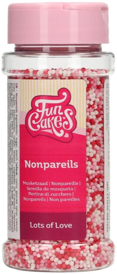 FunCakes Musketzaad Lots of Love - 80g - Suikerdecoratie - Eetbare Taartdecoratie
