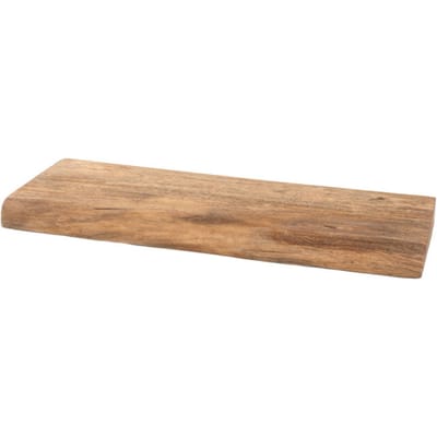 Wandplank Pure Mangohout 60 cm - Zwevende Wandplanken met Natuurlijke Boomrand