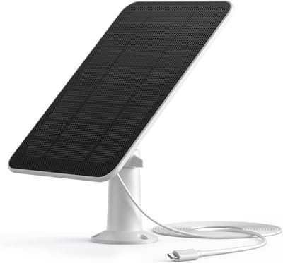 Solidchoice - Zonnepaneel voor Buitenbeveiligingscamera met 360° Aanpassing