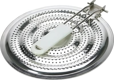 Cosy & Trendy Vlamverdeler - rvs - met handvat - D21 cm - sudderplaat/gaspitverkleiner