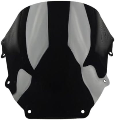 Motor Windscherm - Voorruit PVC - Motorrijders Comfort - Betere Bescherming - 345 cm Hoogte - Zwart