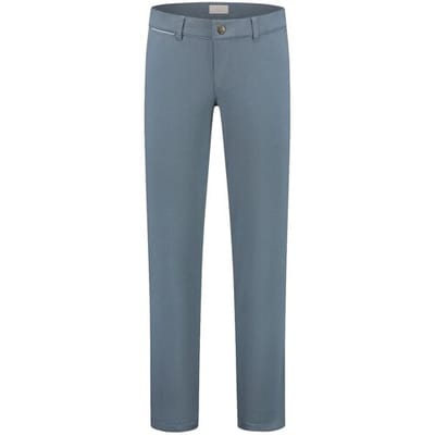 Com4 Broek Modern Chino fine Structure Stone Blue / male