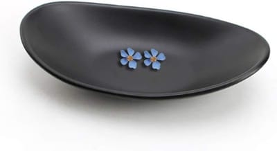 Ring- en sieradenhouder als decoratieve schalen voor entreehal, zwart ovaal, multifunctioneel en stijlvol