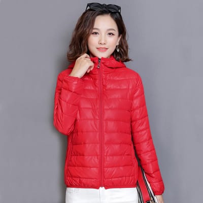 Mode Dames Winter Herfst Warm Down Light Coat Jacket Overjas Uitloper 3XL