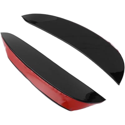 2 stuks Voorbumper Canard Auto Spoiler Vleugel Auto Aanpassingen Vervanging voor Mercedes Benz E-Klasse W213 AMG Line black