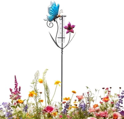 Regenmeter Outdoor Decoratief | Ontwerp Nauwkeurige Decoratieve Meting - Tuin Regenmeter | Voor Boerderij Patio Dek Yard Gazon Tuin Outdoor