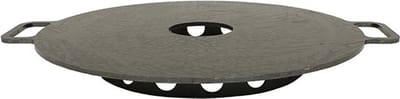 BonFeu BonPlancha 40 - Bakplaat voor BonGiano, BonTino en BonCarré - Hoge Kwaliteit Staal - Buitenkoken - Grillen - 40x40x4.2 cm